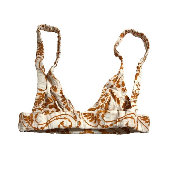 PrettyLittleThing Womens Baroque Printed Bralette Top Size 2 - Picture 2 of 3